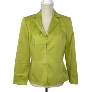 Carlisle Blazer Hook Front‎ Size 6 Green